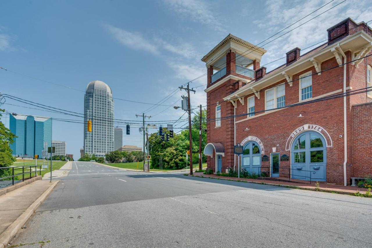 Downtown Winston-Salem Condo With Private Library! ภายนอก รูปภาพ